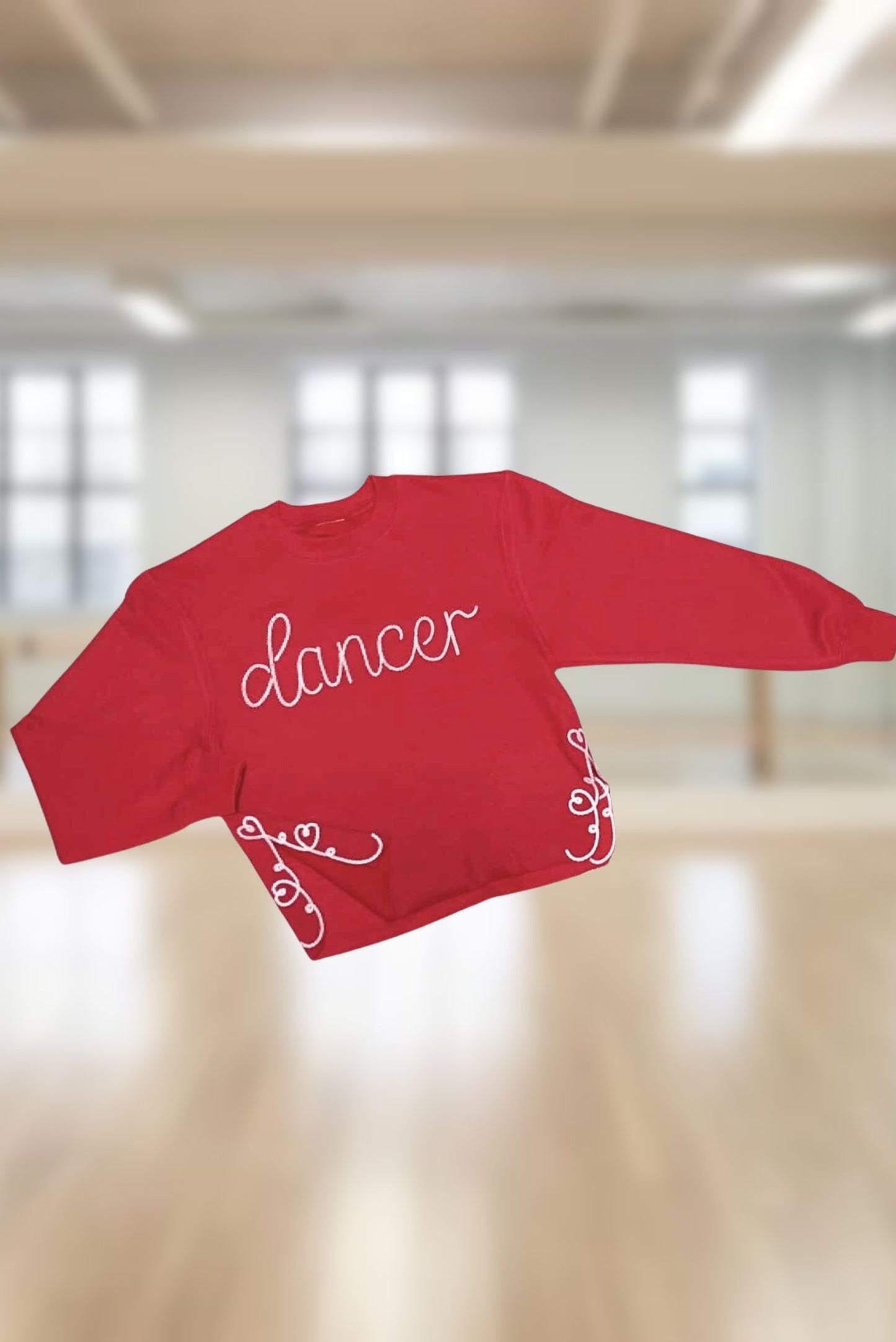 For The Love of Dance - Embroidered Sweatshirt