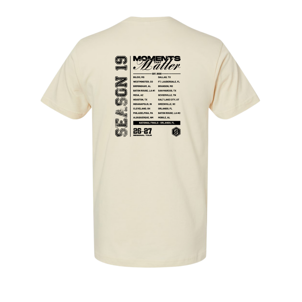 The Streetz Short Sleeve Tour T-shirt