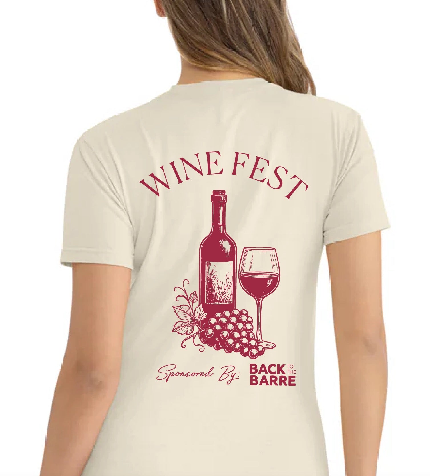 Back to the Barre Wine fest T-shirt