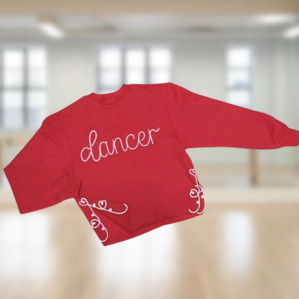 For The Love of Dance - Embroidered Sweatshirt