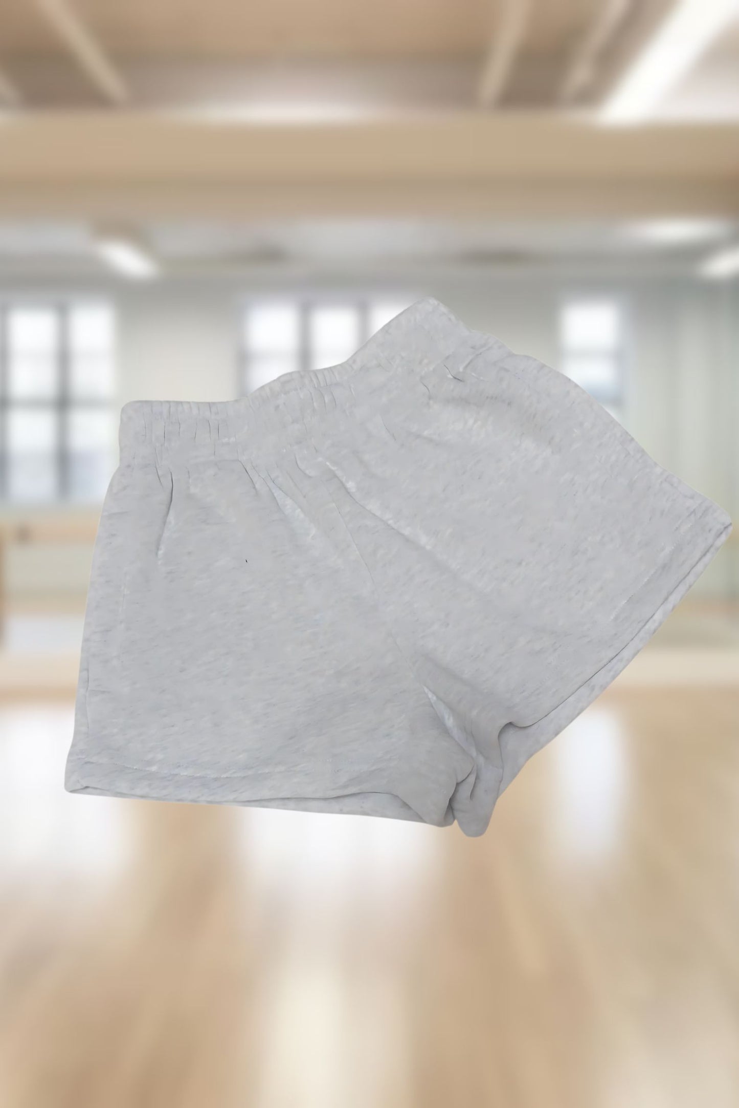 Vogue Plush Shorts - Ash Gray