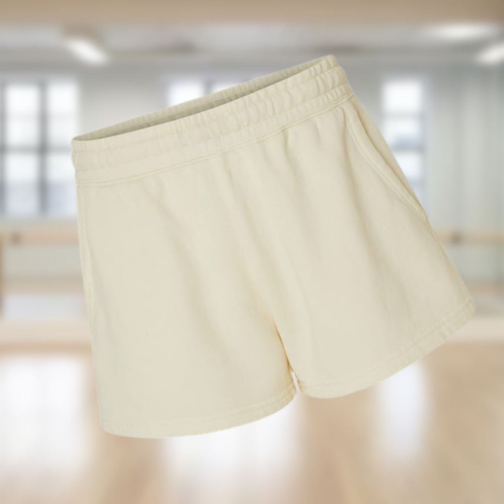 Vogue Plush Shorts  - Oatmeal