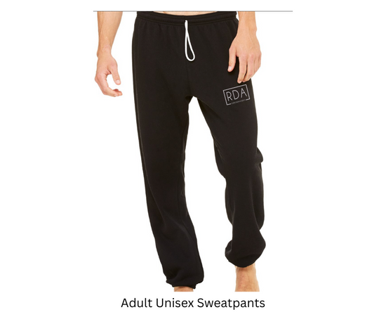 Robin Dawn Academy Adult Unisex Sweatpants (Black)